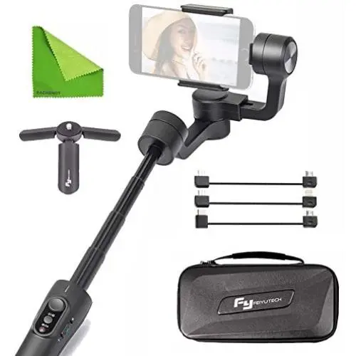 FY FEIYUTECH Feiyu Vimble 2 Stable Selfie Stick Travel Gimbal Handheld Stabilizer Built-In Extender for Smartphone Like iPhone X 8 Plus 7 6 SE Samsung Galaxy S9+ S9 S8+ S8 Note 8 S7 S6 Q2 edge Black FY FEIYUTECH Feiyu Vimble 2 Stable Selfie Stick Travel Gimbal Handheld Stabilizer Built-In Extender for Smartphone Like iPhone X 8 Plus 7 6 SE Samsung Galaxy S9+ S9 S8+ S8 Note 8 S7 S6 Q2 edge Black