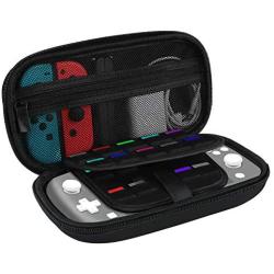 Case for Nintendo Switch Lite, Carry Case Hard Shell with 18 Games, 4 SD Cards and Pouch for Switch Lite Joy-con and Other Accessories (Black)