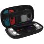 Case for Nintendo Switch Lite, Carry Case Hard Shell with 18 Games, 4 SD Cards and Pouch for Switch Lite Joy-con and Other Accessories (Black)