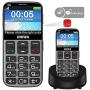 Mosthink Unlocked Cell Phones for Elderly, Unlocked Senior Cell Phone, Easy To Use SOS Basic Phone with Big Buttons and High Volume with Charging Dock