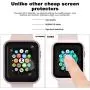 Ritastar Bumper Case for Apple Watch Screen Protector 40 mm with Metal Cover,HD Clear High Sensitive Screen Response,Bubble-Free,Protective PET Film,Full Coverage for iWatch Series 5 4 Women,Rose Pink Ritastar Bumper Case for Apple Watch Screen Protector 40 mm with Metal Cover,HD Clear High Sensitive Screen Response,Bubble-Free,Protective PET Film,Full Coverage for iWatch Series 5 4 Women,Rose Pink