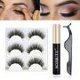 Magnetic Eyelashes, Magnetic Eyeliner, Upgraded 3D, No Color, Size No Size