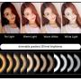 WongPing 5.7" Ring Light with Tripod Stand for YouTube Video Selfie Live Stream and Makeup Dimmable LED Camera Light with Cellphone Holder Desktop 64 Led Lamp