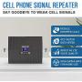 Goboost 4G LTE Cell Phone Signal Booster AWS 1700MHz Band 4 Cellular Signal Amplifier Repeater Verizon AT&T Yagi Kit for Home Village
