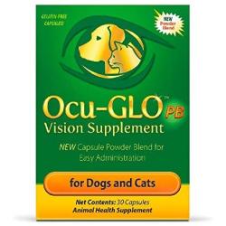 Ocu-GLO PB Vision Supplement - Easy to Administer Powder Blend with Lutein, Omega-3 Fatty Acids, Grape Seed Extract and Antioxidants to Promote Eye Health