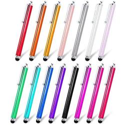 Briout Stylus Pen Set of 22 Pack for Universal Touch Screens Devices, Capacitive Stylus for iPad, iPhone, Samsung, Kindle, Tablet (13 Multicolor)