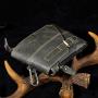 NKns Fanny Pack Leather Backpack Mens Shoulder Diagonal Chest Bag Pocket