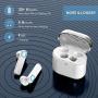 Wireless Earbuds Bluetooth 5.0, GPED True Wireless Earbuds Headphones with Charging Case, 20Hrs Playback, One-Step Pairing, IP67 Waterproof Stereo Bluetooth Earbuds with Mic for Android/iPhone(White)