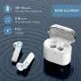 Wireless Earbuds Bluetooth 5.0, GPED True Wireless Earbuds Headphones with Charging Case, 20Hrs Playback, One-Step Pairing, IP67 Waterproof Stereo Bluetooth Earbuds with Mic for Android/iPhone(White)