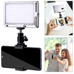 K&F Concept LED Video Light CRI 96 Color 3000K-6500K Brightness Dimmable for Vlog Fill Lighting Livestream YouTube Video Shooting