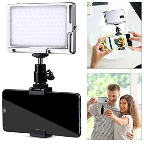 K&F Concept LED Video Light CRI 96 Color 3000K-6500K Brightness Dimmable for Vlog Fill Lighting Livestream YouTube Video Shooting K&F Concept LED Video Light CRI 96 Color 3000K-6500K Brightness Dimmable for Vlog Fill Lighting Livestream YouTube Video Shooting