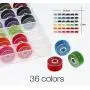 ilauke 36Pcs Bobbins and Sewing Thread with Case for Singer Brother Janome Babylock Kenmore Machine ilauke 36Pcs Bobbins and Sewing Thread with Case for Singer Brother Janome Babylock Kenmore Machine
