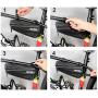 Epessa Bike Top Tube Bag,Hard Shell Waterproof Frame Bag for Cycling Accessories Repair Tool Storage