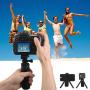 LENSGO L311 Mini Tripod, 3 in 1 Portable Cell Phone Camera Tripod Stand Holder with Universial Cell Phone Clip & 1/4" Screw & GoPro Mount for iPhone Android Smartphone Canon Nikon DSLR Camera GoPro