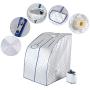 Oumij Steam Sauna Spa - Portable 2L Personal Sauna - Home Tent - One Person Sauna - with Remote Control - for Slimming Weight Loss,Full Body Relax,Detox(US Plug)