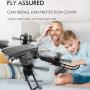 Teeggi M71 Foldable Drone with Camera for Beginners 1080P HD Live Video Drones for Kids, WiFi FPV RC Quadcopter with Optical Flow Positioning, Gesture Control, Altitude Hold, Headless Mode,APP Control