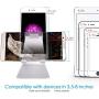 Emoly Adjustable Cell Phone Stand, 2020 Aluminum Desktop Cellphone Stand with Anti-Slip Base and Convenient Charging Port, Fits All Smart Phones (Silver)