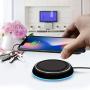 Wireless Charging Pad Compatible with Samsung Galaxy Note 8 S6 S7 S9 S8 Plus-Wireless Fast Charger iPhone X 8 8 Plus-Qi Wireless Charging Pad-Station-Wireless Charger for iPhone 8