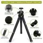 Endurax Flexible Tripod for Phone Camera Tripod Stand with Universal Cell Phone & Tablet Holder Mount Compatible with iPhone, iPad, DSLR, Sports Camera, Remote Shutter Included for Selfie or Vlogging Endurax Flexible Tripod for Phone Camera Tripod Stand with Universal Cell Phone & Tablet Holder Mount Compatible with iPhone, iPad, DSLR, Sports Camera, Remote Shutter Included for Selfie or Vlogging