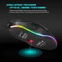 Linkstyle RGB One Handed Gaming Keyboard and Mouse Combo, USB Wired Mechanical Feeling Keypad with Wrist Rest Support, LED Backlit Mouse for Laptop PC Computer Game and Work [35 Keys & Blue Switches]