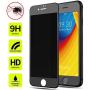 iPhone 8 7 SE (2nd Generation) Anti Spy Screen Protector Tempered Glass, Benks Privacy Protective Film with Soft Frame and 0.23mm 3D Curve Edge Full Coverage (Black for iPhone8/7, 4.7-Inch)