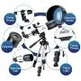 MAXLAPTER Telescope for Kids Astronomy Beginners, 150X Portable Travel Scope 300/70 HD Large View Refractor with Camera Wire Shutter, Smartphone Adapter and Backpack MAXLAPTER Telescope for Kids Astronomy Beginners, 150X Portable Travel Scope 300/70 HD Large View Refractor with Camera Wire Shutter, Smartphone Adapter and Backpack