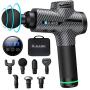 Muscle Massage Gun, Deep Tissue Percussion 30 Speed Massage Gun, Super Quiet Brushless Motor Handheld Body Massager with 7 Message Heads for Athletes Sport Training Stress Relief