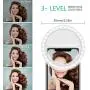 Selfie Ring Light, UWALK Rechargeable Clip-on Selfie Light with 36 LED Lights, Selfie Light Ring for iPhone/Android Smart Phone Photography, Camera Video, Girl Makes up-3 Light Modes Selfie Ring Light, UWALK Rechargeable Clip-on Selfie Light with 36 LED Lights, Selfie Light Ring for iPhone/Android Smart Phone Photography, Camera Video, Girl Makes up-3 Light Modes