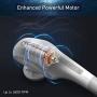 TYMO WHITE WHALE Handheld Massager - Heat Therapy Massager with Silicone Nodes for Comfortable use, Powerful (3600 RPM) Deep Tissue Percussion for Pain Relief, Cover 90% Body Massage