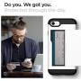 Spigen Slim Armor CS Designed for Apple iPhone SE 2020 Case/Designed for iPhone 8 Case (2017) / Designed for iPhone 7 Case (2016) - Jet White