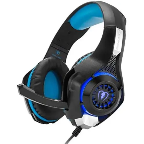 Cocar Gaming Headset, Bass Enhanced Headphone for Playstation PS4 PSP Xbox One Tablet iOS iPad Smartphone Free Adapter Cable for PC with Mic Noise Cancelling Black, GM-1 Blue Cocar Gaming Headset, Bass Enhanced Headphone for Playstation PS4 PSP Xbox One Tablet iOS iPad Smartphone Free Adapter Cable for PC with Mic Noise Cancelling Black, GM-1 Blue
