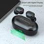 Wireless Earbuds, Bluetooth 5.0 Earphones Support Wireless Charging Cordless Earbuds with Digital LED Display Case in-Ear Headphones for iPhone Android Auto Pairing IPX5 Sweatproof earbuds(Black)