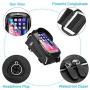 Bike Phone Front Frame Bag - Waterproof Bicycle Top Tube Cycling Phone Mount Pack Phone Case for 6.5’’ iPhone Plus xs max