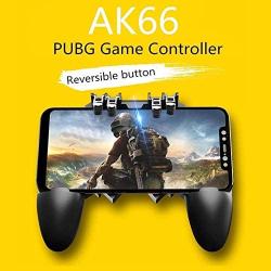 King Shine AK-66 All-in-One PUBG Remote Controller, Six Fingure Gampad for All Android & iOS Mobile Phones Size Upto 6.5" inch