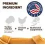 AFreschi Turkey Tendon & Chicken for Dogs, Premium All-Natural Bone Health Supplemented (Calcium), Dog Chew Treat Hypoallergenic, Easy to Digest, Alternative to Rawhide