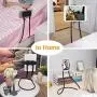 B-Land Cell Phone Holder, Tablet Holder iPad Stand Universal Phone Stand, Lazy Bracket, DIY Free Rotating Gooseneck Mounts with Multiple Function