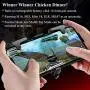 PUBG Mobile Controller - Aovon 4 Modes 16 Shots per Second Auto High Frequency Click L1R1 Fast Shooting Game Trigger Joystick Grip for 4.7-6.5 inch Android iOS Smartphone