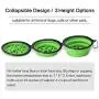 EAXBUX Portable Dog Slow Feeder Bowl Collapsible Silicone Stop Bloat for Pet for Travel,Outdoor,Home EAXBUX Portable Dog Slow Feeder Bowl Collapsible Silicone Stop Bloat for Pet for Travel,Outdoor,Home