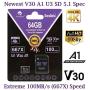 64GB Micro SD Card Plus Adapter Pack, Amplim 64 GB MicroSD SDXC Class 10 Pro U3 A1 V30 Extreme Speed 100MB/s UHS-I UHS-1 TF XC MicroSDXC Memory Card for Cell Phone, Nintendo, Galaxy, Fire, Gopro