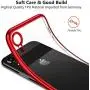 TORRAS Crystal Clear iPhone XR Cases, [10X Anti-Yellowing] [Ultra Thin Slim Fit] Soft Silicone TPU Protective Cover Case for iPhone XR, Red