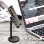 AONKEY Adjustable Cell Phone Stand, Desk Cellphone Holder Compatible with iPhone Xs Max XS XR X 6 6S 7 8 Plus, All Android Smartphone & iPad& Other 7”-13” Tablets
