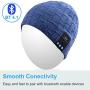 Mydeal Wireless Bluetooth Beanie Hat Music Knitted Cap with Headphone Headset Earphone Stereo Speakers and Mic Hands Free for Outdoor Sports Running Walking Jogging Skiing Snowboard