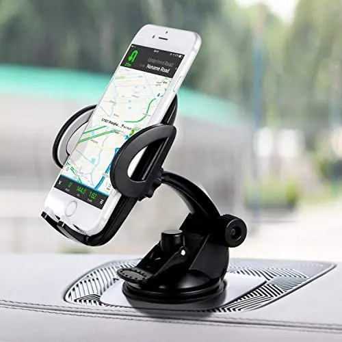 Amoner Car Phone Holder, Upgraded Cell Phone Holder Mount for Car Windshield Dashboard with Strong Suction Cup for iPhone XR X 8 7 Se 6S 6 5S Galaxy S10 S9 S8 S7 S6 and More Amoner Car Phone Holder, Upgraded Cell Phone Holder Mount for Car Windshield Dashboard with Strong Suction Cup for iPhone XR X 8 7 Se 6S 6 5S Galaxy S10 S9 S8 S7 S6 and More