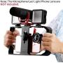 Smartphone U Rig Pro Video Rig, Video Stabilizer w 1/4 inch Screw Triple Cold Shoe Mount Compatible for iPhone –Android Vlogging Used On Microphone Video Light Smartphone U Rig Pro Video Rig, Video Stabilizer w 1/4 inch Screw Triple Cold Shoe Mount Compatible for iPhone –Android Vlogging Used On Microphone Video Light