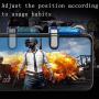 picK-me PUBG Mobile Game Controller, Gaming Trigger Smartphone Shooter Sensitive Controller Joysticks Aim & Fire Trigger Keys, Mobile Gaming Joysticks for Smartphone (Blue)