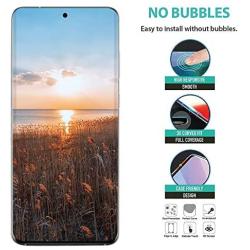 Galaxy Note 10 Plus Screen Protector,[2 Pack]9H Tempered Glass, Ultrasonic Fingerprint Compatible, HD Clear,Bubble-Free,3D Curved for Samsung Note10 Plus 5G Glass Screen Protector