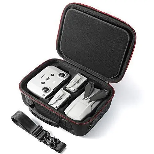 Hard Storage Carrying Case for DJI Mavic Air 2 Fly More Combo. - Black