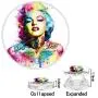 Cell Phone Finger Stand Holder, Marilyn Monroe Grip Foldable Phone Mount Expanding Kickstand Compatible with All Tablets and Smartphones Cell Phone Finger Stand Holder, Marilyn Monroe Grip Foldable Phone Mount Expanding Kickstand Compatible with All Tablets and Smartphones