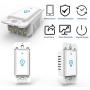 Smart Switch Works with Alexa In Wall Light Switch Mobile Phone APP Remote Alexa Control Sensitive Touch Wireless Wall Switch (One Way)