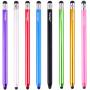 Honsky Cell Phone Stylus, Tablet Stylus for Touch Screens: Universal Slim Long Metal Pencil-Like Stylist Pens, Tablet Pen, Touchscreen Stylus Pen - Bulk, Multi-Colored - Cylinder, Pack of 8